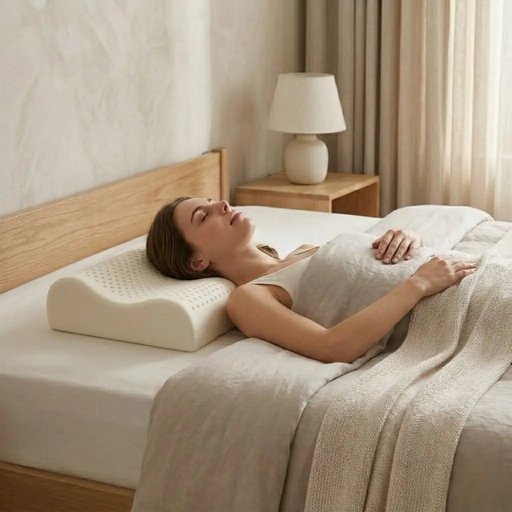 Oreiller mémoire de forme - Latex Confort&alignement