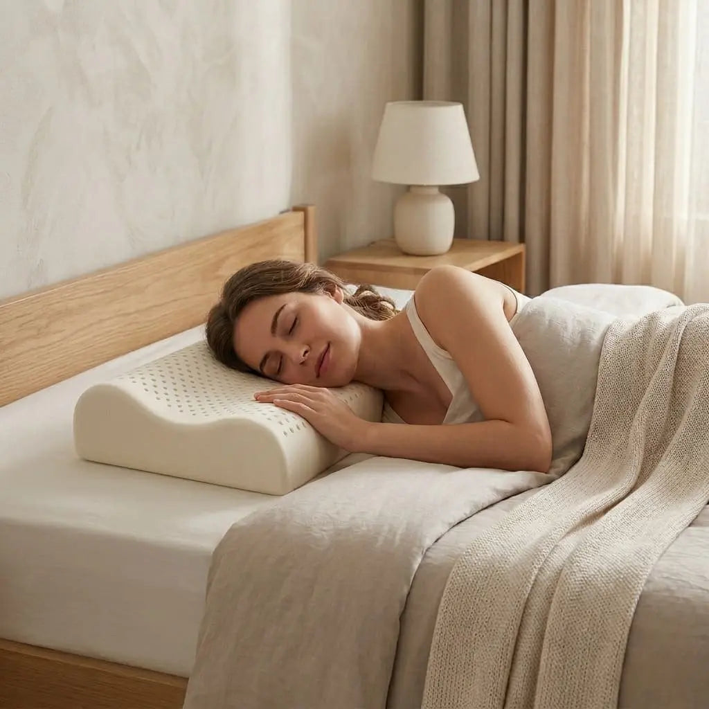 Oreiller mémoire de forme - Latex Confort&alignement